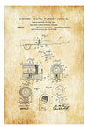 Browning 1913 Firearm Patent - Patent Print, Wall Decor, Gun Art, Firearm Art, Gun Patent, Shotgun Patent, Browning Patent Art Prints mypatentprints 10X15 Parchment 