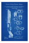 Browning Magazine Firearm - Patent Print, Wall Decor, Gun Art, Firearm Art