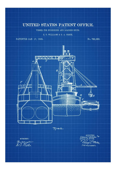 Bunkering Tank Patent - Patent Print, Vintage Nautical, Naval Art, Sailor Gift, Sailing Decor, Nautical Decor, Ship Decor, Boating Decor mws_apo_generated mypatentprints Parchment #MWS Options 4037913096 