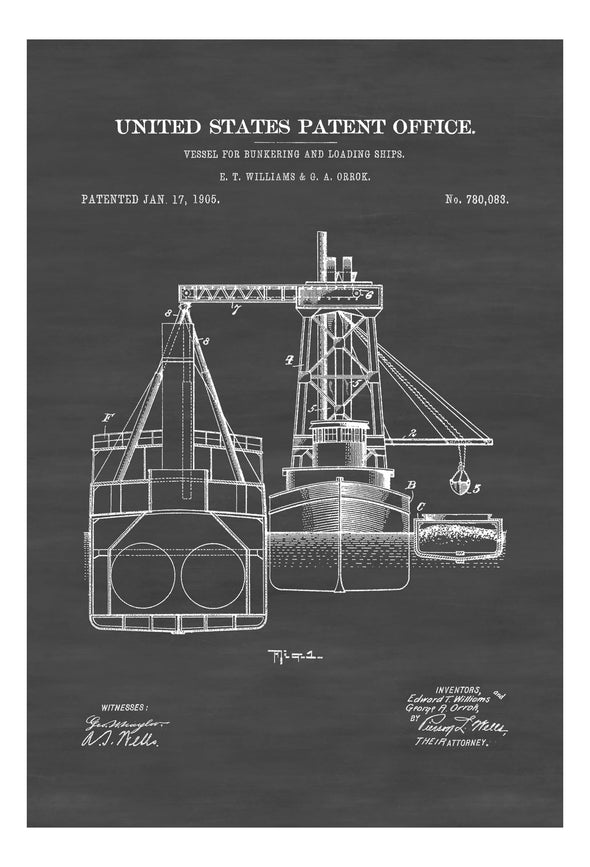 Bunkering Tank Patent - Patent Print, Vintage Nautical, Naval Art, Sailor Gift, Sailing Decor, Nautical Decor, Ship Decor, Boating Decor Art Prints mypatentprints 
