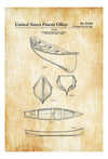 Canoe Patent Print - Boat Decor Print, Canoe Poster, Canoe Blueprint, Naval Art, Nautical Decor Art Prints mypatentprints 