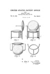 Chair Patent Print - Decor, Patent Print, Wall Decor, Frank Lloyd Wright Chair, Frank Lloyd Wright Patent