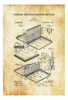 Cigarette Case Patent 1916 - Smoking Patent, Cigar Lounge Sign, Man Cave, Cigar Lounge Decor, Cigarette Patent, Vintage Cigarette Poster Art Prints mypatentprints 10X15 Parchment 