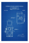 Ciroflex Photographic Camera - Patent Print, Wall Décor, Photography Art, Camera Art, Vintage Camera, Camera Décor, Photographer Gift Art Prints mypatentprints 5X7 Blueprint 