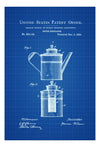 Coffee Percolator Patent Print - Decor, Kitchen Decor, Restaurant Decor, Patent Print, Wall Decor, Coffee Maker Patent, Cafe Decor