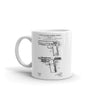 Colt 1911 Firearm Patent Mug - Patent Mug, Old Patent Mug, Gun Mug, Firearm Mug, M1911 Patent, Revolver Mug