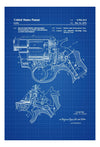 Colt Revolver Firing Mechanism Patent - Patent Print, Wall Decor, Gun Art, Firearm Art, Colt Patent, Revolver Patent, Colt Revolver