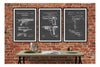 Colt Weapons Patent Collection of 3 Patent Prints - Colt 1911 Patent, AR-15 Rifle Poster, Gun Art Poster, Firearm Patent Drawing Art Prints mypatentprints 10X15 Parchment 