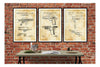 Colt Weapons Patent Collection of 3 Patent Prints - Colt 1911 Patent, AR-15 Rifle Poster, Gun Art Poster, Firearm Patent Drawing Art Prints mypatentprints 