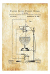 Condensation Capture Apparatus Patent Print 1888 - Wall Decor, Vintage Science, Science Decor, Chemistry Art, Science Art, Steam Generator Art Prints mypatentprints 10X15 Parchment 