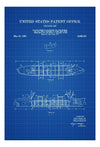 Container Ship Patent - Patent Print, Vintage Nautical, Shipyard Art, Sailor Gift, Sailing Decor, Nautical Decor, Ship Decor, Boating Decor Art Prints mypatentprints 5X7 Blueprint 