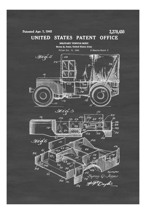 Covered Willys Military Jeep Patent Print, Wall Decor, Automobile Decor, Automobile Art, US Army, Army Gift, Military Gift, Veteran Gift