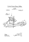 Curtiss 1917 Flying Boat Patent Print - Airplane Blueprint, Vintage Aviation Art, Airplane Art, Pilot Gift,  Aircraft Decor, Airplane Poster