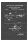 Curtiss 1919 Reconnaissance Biplane Patent - Airplane Blueprint, Vintage Aviation, Airplane Art, Pilot Gift, Aircraft Decor, Airplane Poster