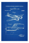 Curtiss-Wright CW Type Patent Print - Airplane Blueprint, Vintage Aviation Art, Airplane Art, Pilot Gift, Aircraft Decor, Airplane Poster Art Prints mypatentprints 5X7 Blueprint 