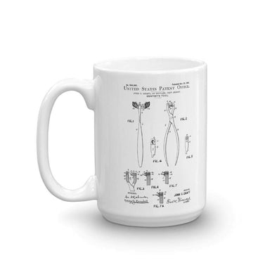Dentist Tool Patent Mug 1901 - Dentist Mug, Dentist Gift, Patent Mug, Old Patent Mug, Dental Art, Dental Assistant Gift, Dentist Office Mug Mug mypatentprints 11 oz. 