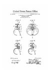 Dentist&#39;s Clamp Patent 1903 - Patent Print, Dental Office Decor, Medical Art, Dental Art, Dentist Decor, Dental Tools, Dentist Patent