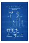 Dentist&#39;s Tool Patent - Patent Print, Wall Decor, Dental Office Decor, Medical Art, Dental Art, Dentist Decor, Dental Tools
