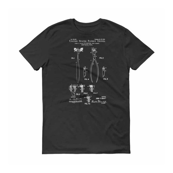 Dentist&#39;s Tool Patent T-Shirt - Patent t-shirt, Old Patent T-shirt, Dental Tool T-shirt, Dentist Gift, Dental Assistant Gift Shirts mypatentprints 