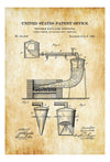 Distilling Apparatus Patent Print 1884 - Wall Decor, Vintage Science, Science Decor, Chemistry Art, Science Art, Distilling, Water Purifier Art Prints mypatentprints 
