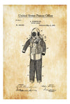 Diving Armor Patent 1893 - Patent Print, Wall Decor, Diver Gift, Scuba Gift, SCUBA Diver, Deep Sea Diver, Nautical Decor, Beach House Decor Art Prints mypatentprints 