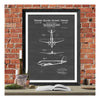 Douglas DC-2 Plane Patent 1935 - Douglas Aircraft Patent, Vintage Airplane, Airplane Blueprint, Pilot Gift, Airplane Poster, DC-2 Patent Art Prints mypatentprints 10X15 Parchment 