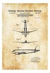 Douglas DC-2 Plane Patent 1935 - Douglas Aircraft Patent, Vintage Airplane, Airplane Blueprint, Pilot Gift, Airplane Poster, DC-2 Patent Art Prints mypatentprints 
