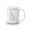 Drafting Triangle Patent Mug 1922 - Engineer Gift, Vintage Instruments, Architect Gift, Drawing Tool, Drafting Tools, Student Gift Mug mypatentprints 