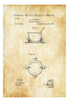 Druggist&#39;s Mortar Patent 1887 - Patent Print, Wall Decor, Vintage Science, Science Decor, Chemistry Art, Science Art, Pharmacist Gift Art Prints mypatentprints 