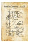 Drum Set Patent - Patent Print, Wall Decor, Music Poster, Musical Instrument Patent, Drum Patent, Drummers, Drum Set
