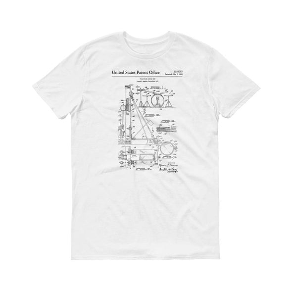 Drum Set Patent T Shirt - Drummer T-Shirt, Patent Shirt, Musician Shirt, Music Art, Musician Gift, Drum Patent, Drum Set, Drummer Gift