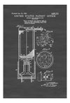 Early Television Patent 1936 - Patent Prints, Vintage Television, Technology Patent, Old TV, Philo T. Farnsworth