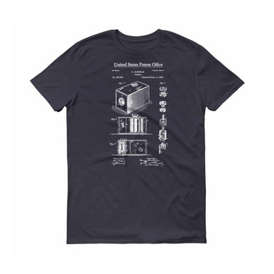 Eastman Kodak Camera Patent T Shirt 1888 - Patent Shirt, Camera Patent, Photographer Gift, Photographer Shirt, Camera T Shirt, Kodak Patent Shirts mypatentprints 3XL Black 