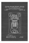 Edison Voting Machine Patent 1869 - Patent Print, Edison Patent, Thomas A. Edison, Thomas Edison Patent, , Political Poster, Political Art