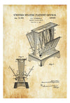 Electric Toaster Patent Print - Kitchen Decor, Restaurant Decor, Vintage Toaster, Patent Print, Kitchen Wall Decor, Coffee Shop Decor Art Prints mypatentprints 10X15 Parchment 