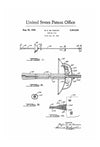 Fencing Sword Patent 1942 - Fencing Foil, Patent Print, Wall Decor, Fencing Art, Fencing Patent, Fencing Gift, Fencing Mask, Sword