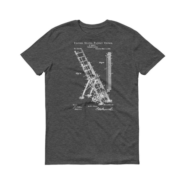 Fireman&#39;s Ladder Patent T-Shirt 1895 - Vintage Patent Shirt, Fireman Gift, Firefighter Gift, Fireman Ladder T-Shirt, Firefighter T-Shirt Shirts mypatentprints 