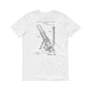 Fireman&#39;s Ladder Patent T-Shirt 1895 - Vintage Patent Shirt, Fireman Gift, Firefighter Gift, Fireman Ladder T-Shirt, Firefighter T-Shirt Shirts mypatentprints 
