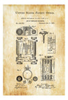 First Computer Patent - Patent Print, Wall Decor, Computer Decor, Vintage Computer, Old Computer, Steampunk Decor