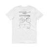 Flying Disc Patent T-Shirt - Old Patent T-shirt, Flying Disc T-Shirt, Frisbee T-Shirt, Frisbee Patent, Frisbee Art, Frisbee Players Gift Shirts mypatentprints 