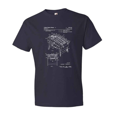 Foosball Table Patent T-Shirt - Patent t-shirt, Old Patent T-shirt, Foosball T-shirt, Soccer Table, Foosball Patent, Foosball Shirt