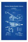Garden Wheel-Hoes Patent - Patent Print, Decor, Home Decor, Patent Print, Hoes Patent, Wheel-Hoes Blueprint, Garden Decor, Farming Decor Art Prints mypatentprints 