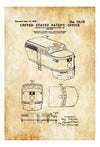GE Locomotive Patent Print 1949 - Electric Locomotive, Locomotive Blueprint, Locomotive Art, Railroad Décor, Locomotive Poster, Train Patent Art Prints mypatentprints 