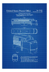 GE Locomotive Patent Print 1956 - Electric Locomotive, Locomotive Blueprint, Locomotive Art, Railroad Decor, Locomotive Poster Art Prints mypatentprints 