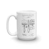 Gillette Razor Patent Mug 1904 - Razor Mug, Patent Mug, Old Patent Mug, Barber Mug, Barber Gift, Hair Stylist Gift, Razor Patent Mug mypatentprints 11 oz. 