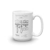 Gillette Razor Patent Mug 1904 - Razor Mug, Patent Mug, Old Patent Mug, Barber Mug, Barber Gift, Hair Stylist Gift, Razor Patent Mug mypatentprints 