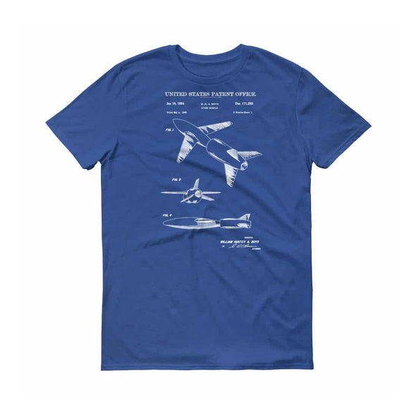 Guided Missile Patent T-Shirt 1954 - Patent t-shirt, Old Patent T-Shirt, Space t-shirt, Rocket t-shirt, Rocket shirt, Space Exploration