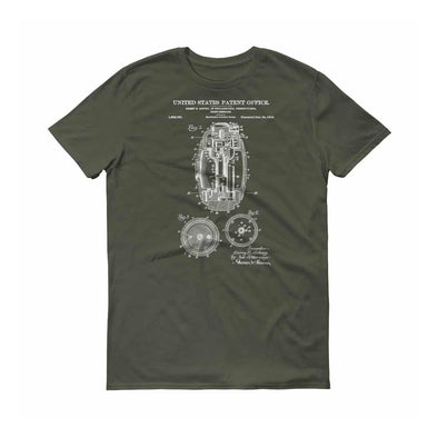 Hand Grenade Patent T-Shirt 1918  - Patent Shirt, Old Patent T-shirt, Military Gift, Weapon Patent, Military Patent, Grenade T-Shirt