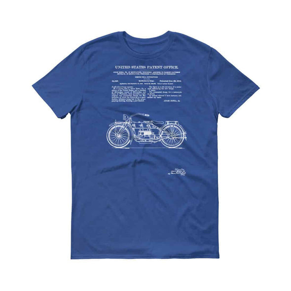 Harley-Davidson Design Patent T Shirt 1919 - Patent Shirt, Harley Davidson Patent, Biker Gift, Motorcycle Shirt, Harley Davidson Shirt Shirts mypatentprints 3XL Black 