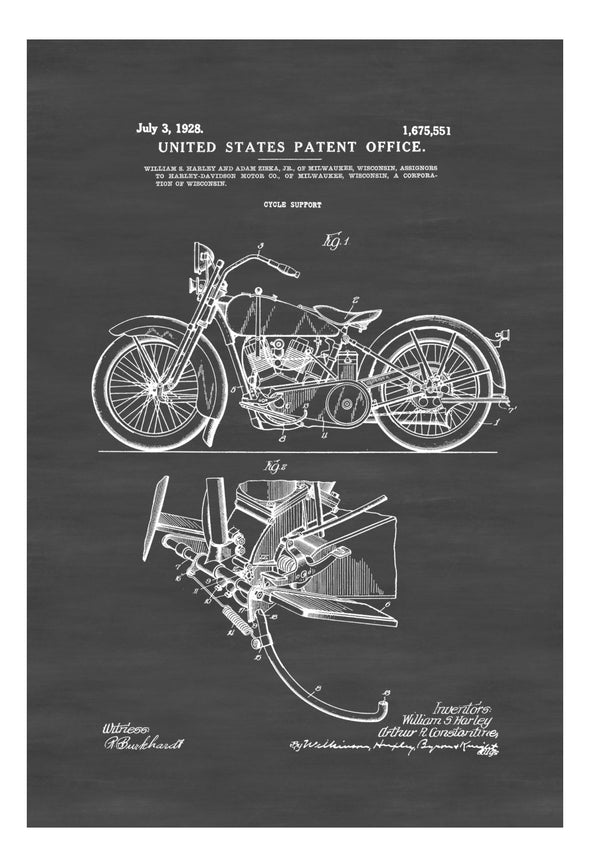 Harley Davidson Patent - Patent Print, Wall Decor, Motorcycle Decor, Harley Davidson Art, Harley Patent, Harley Bike mws_apo_generated mypatentprints White #MWS Options 367044728 